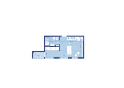 Venta - Apartamento Monoambiente - Unidad 514 - Winks Magallanes