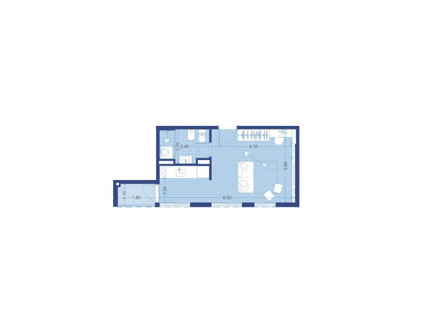 Venta - Apartamento Monoambiente - Unidad 514 - Winks Magallanes-26