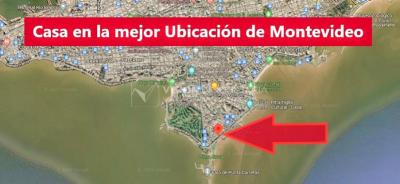 Casa inmaculada, reciclaje gran nivel, diseño y confort, Padrón Único, Punta Carretas; 3 dorm y 3 baños, barbacoa cerrada y terraza al frente, patio interior, 202 m2 construidos. A 20 mts. de Rambla, vista lateral al mar.