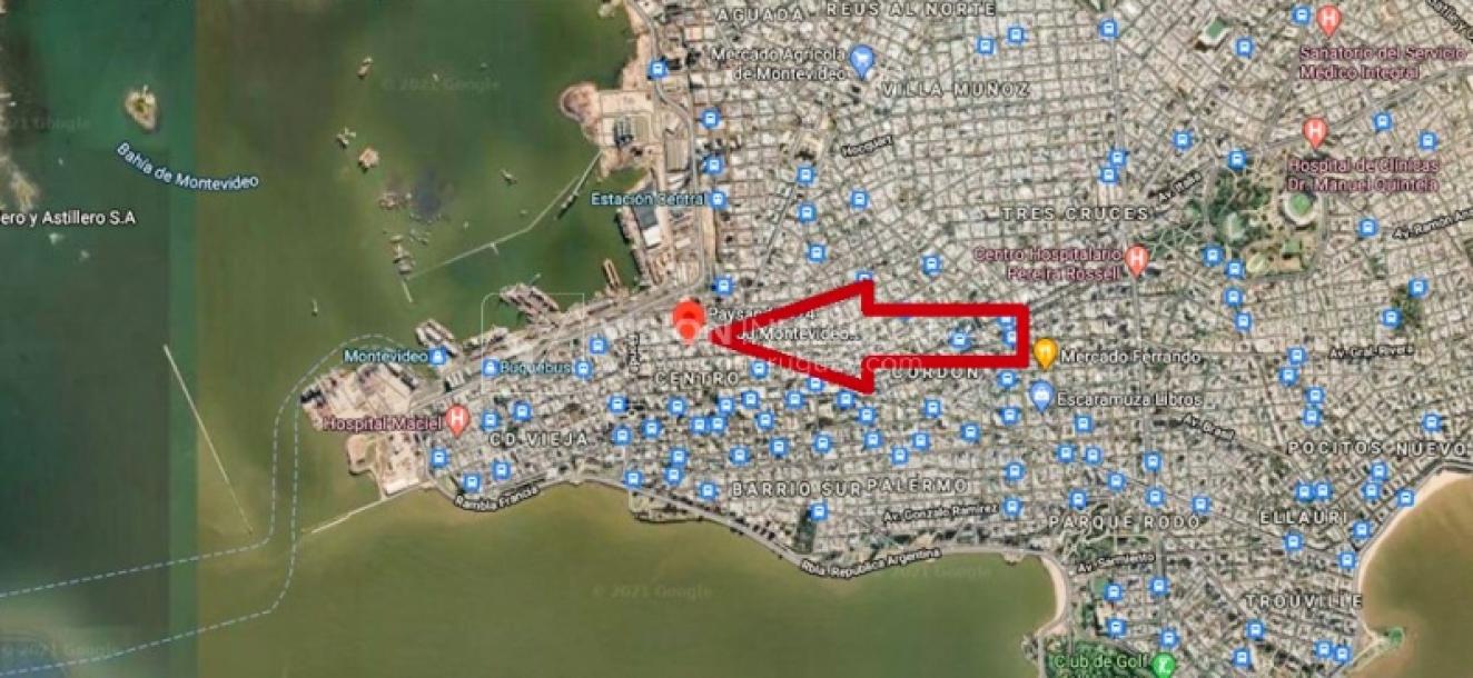 Apto 2 Dorm 1 Baño, Piso 5 MB vista, Terraza Lav, 50 m2., Centro-31