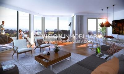 Apto frente al GOLF, 2 Dormitorios en Suite, piso 10