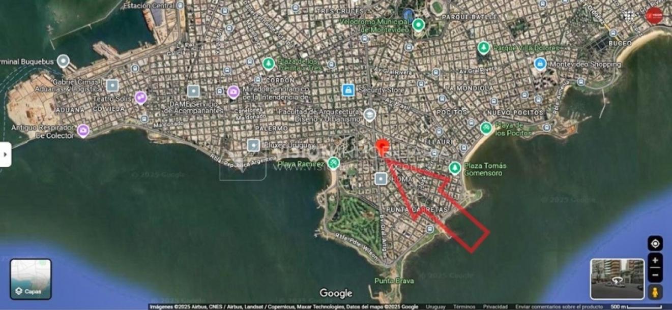 Apartamento en Venta en Pocitos / Punta Carretas.  Bajó de Precio!!  2 Dormitorios, uno en Suite con Vestidor.  2 Baños, Balcón, terminaciones Premium.  Se vende Amueblado. Tiene cómodo Garaje para 1 auto.  Piso 4 al frente.  Amenities: Barbacoa y Gy-65