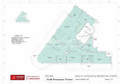 Penthouse Piso 11 frente al GOLF