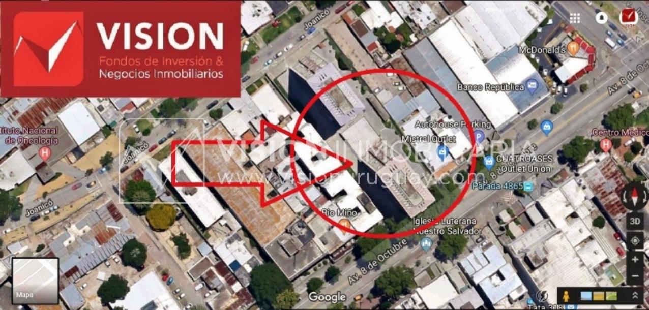 Apartamento con Renta al frente sobre Av. 8 de Octubre casi Propios, en 5to Piso, 3 dormitorios y 1 baño, impecable-59