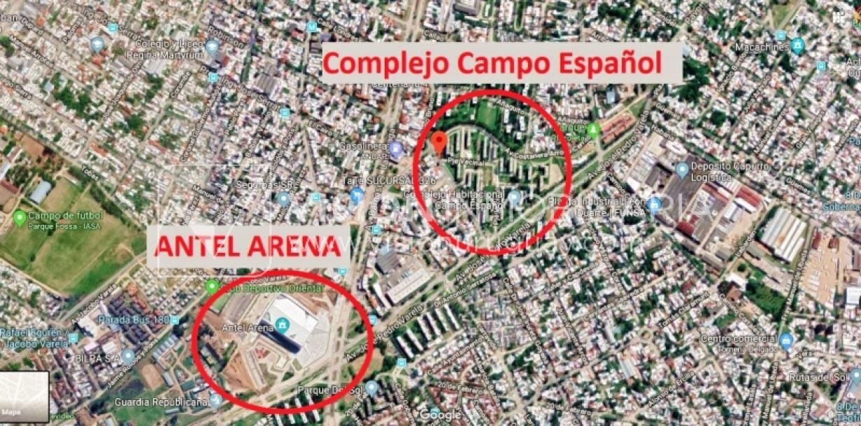 Apartamento de 2 dormitorios y 1 baño, Villa Española, 2do piso.-27