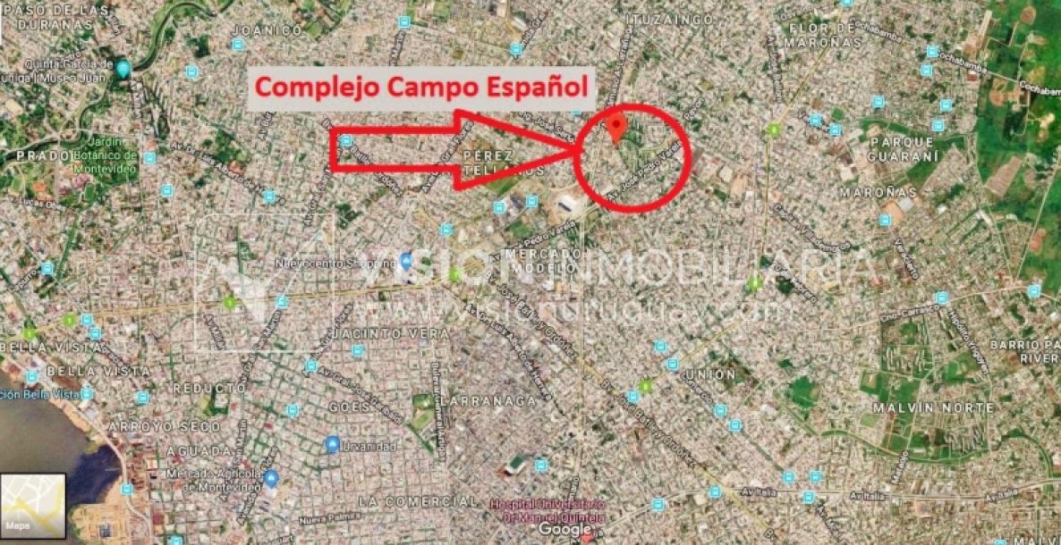 Apartamento de 2 dormitorios y 1 baño, Villa Española, 2do piso.-29