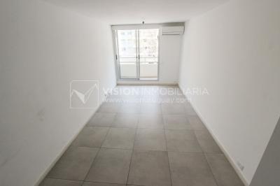 Apto nuevo 2 Dorm, 1 Baño, Av Libertador, 3er Piso MB vista, Sol directo todo el día, 2 balcones, 51 m2, Centro / Aguada. Renta sin impuestos: Vivienda Social.