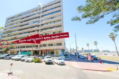 Apto Pocitos esq. Rambla, 3 Dorm 2 Baños, Cocina definida, 2do Piso al Frente, Garaje.