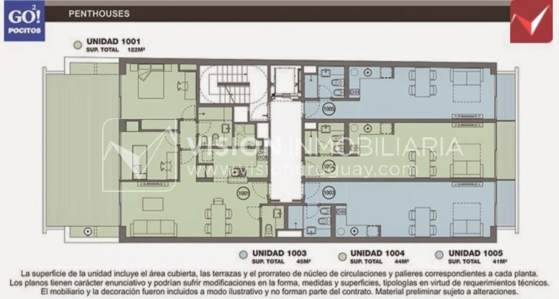 GO Pocitos 2 - Moderno penthouse de 2 dormitorios, a pasos de la Rambla-25