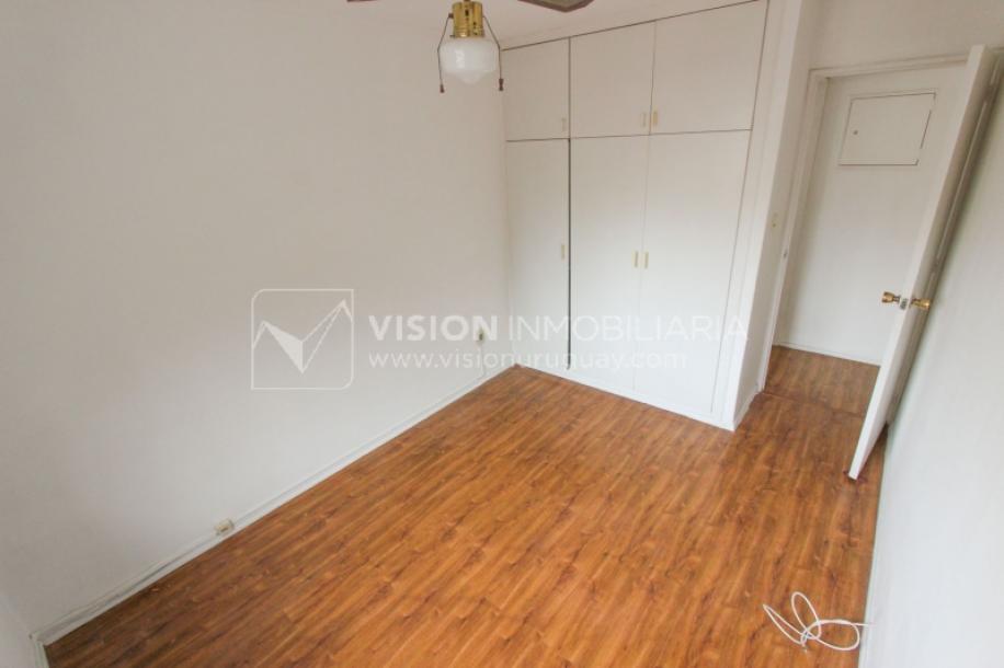 Apto. 1 Dorm. divino punto en Pocitos, a 200m de Rambla, 34m2. Alquiler $26.000 / GC $3500-8