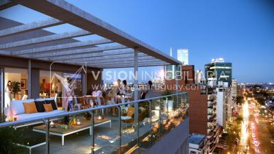 Air Tower - Apto de 2 dorm y 2 baños en Pocitos: 26 Mzo a pasos Rbla & WTC