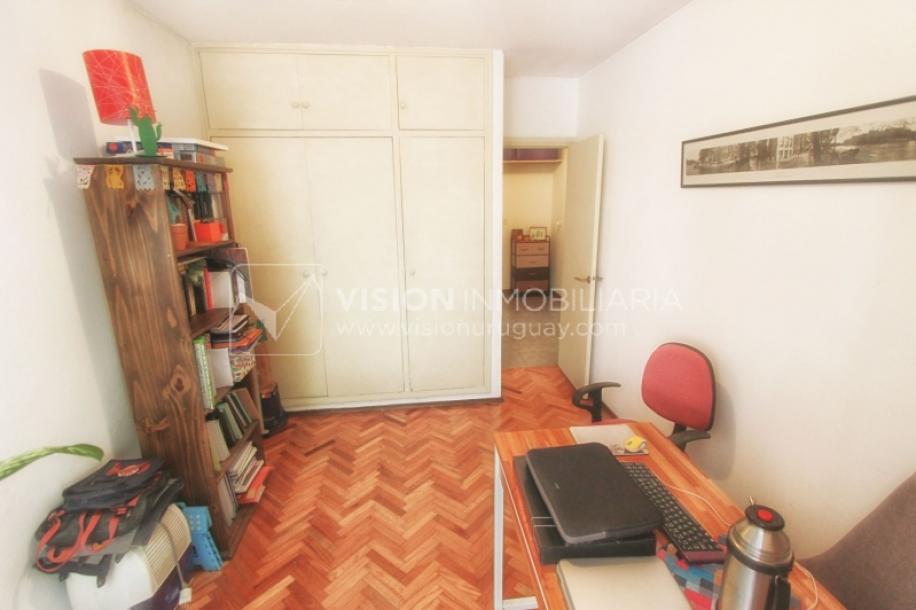 Apto. con Renta, 2 Dorm y 2 Baños, 63 m2, Cordón Sur, 2do Piso por Escalera, Parrillero compartido-16