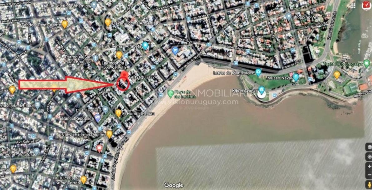 Apartamento al Frente de 1 Dormitorio y 1 Baño, impecable, Pocitos-28