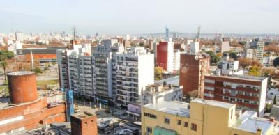 Tres Cruces Apto 1 Dorm, Piso 15 - vistas, Balcón y Terraza Lav, 43 m2.