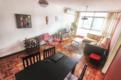 Apto. con Renta, 2 Dorm y 2 Baños, 63 m2, Cordón Sur, 2do Piso por Escalera, Parrillero compartido