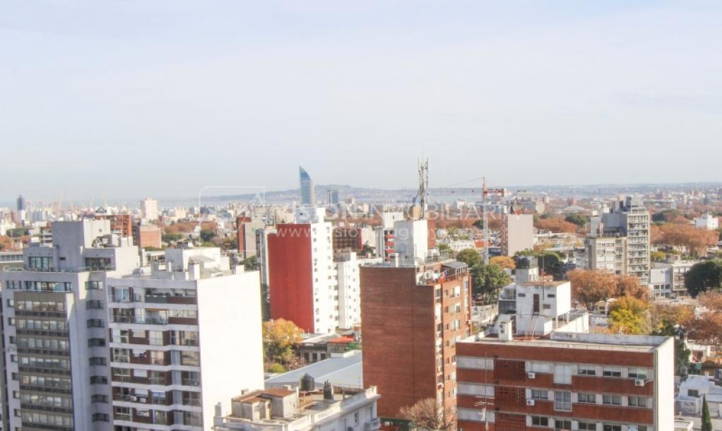 Tres Cruces Apto 1 Dorm, Piso 15 - vistas, Balcón y Terraza Lav, 43 m2.-4