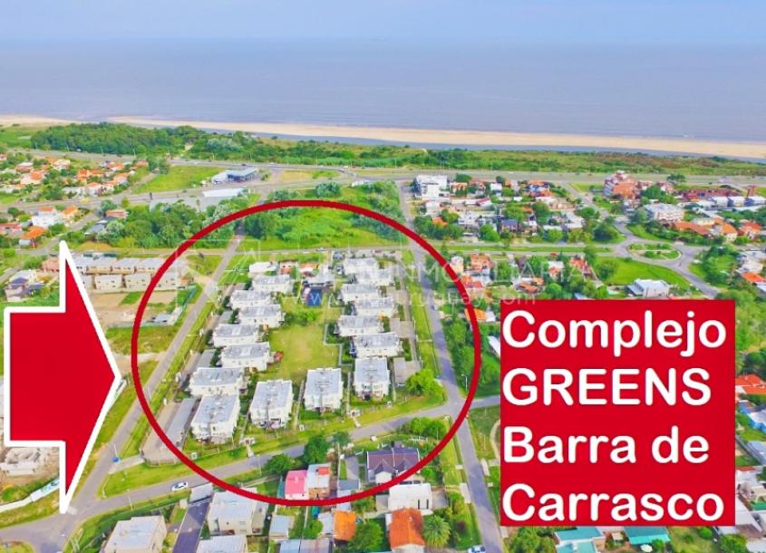 Casas . 3 dorm y 3 baños, Barrio Privado GREENS Arq. Carlos Ott, Barra de Carrasco - U$ 330.000-0