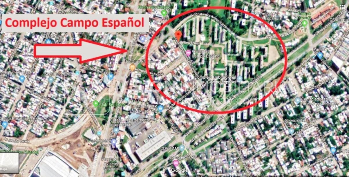 Apartamento de 2 dormitorios y 1 baño, Villa Española, 2do piso.-26