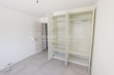 Apto nuevo 2 Dorm, 1 Baño, Av Libertador, 3er Piso MB vista, Sol directo todo el día, 2 balcones, 51 m2, Centro / Aguada. Renta sin impuestos: Vivienda Social.