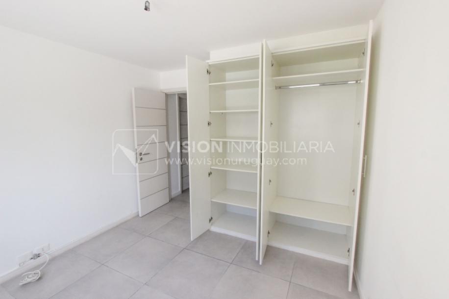 Apto nuevo 2 Dorm, 1 Baño, Av Libertador, 3er Piso MB vista, Sol directo todo el día, 2 balcones, 51 m2, Centro / Aguada. Renta sin impuestos: Vivienda Social.-27