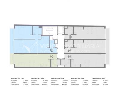 Moderno apartamento de 1 habitación en Pocitos
