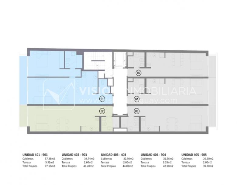Moderno apartamento de 1 habitación en Pocitos-19