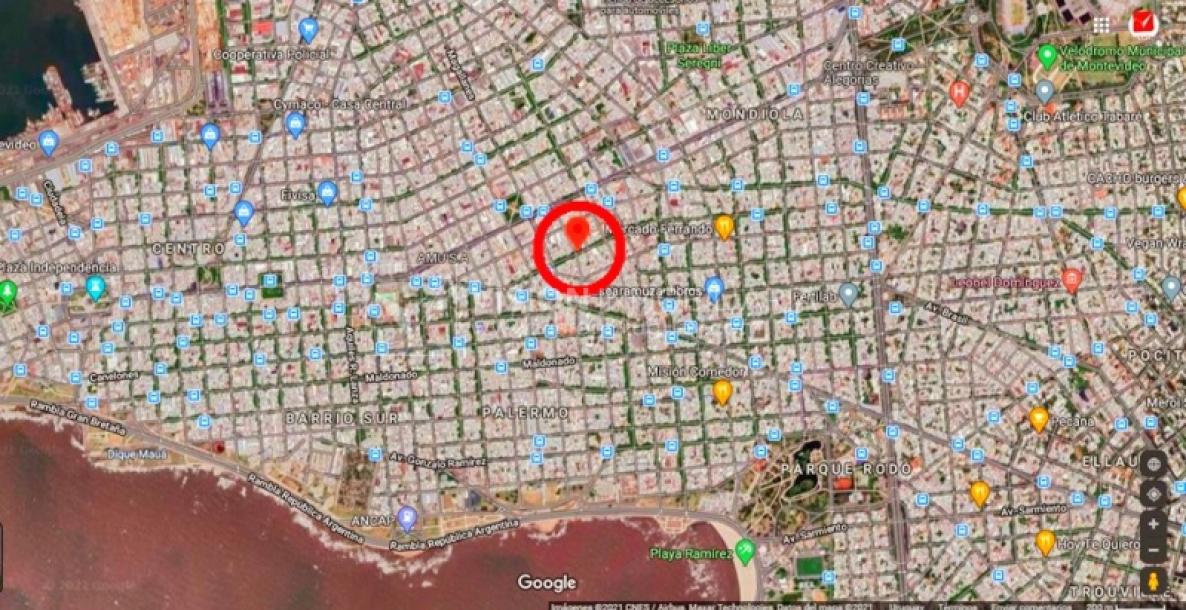 Apto. con Renta, 2 Dorm y 2 Baños, 63 m2, Cordón Sur, 2do Piso por Escalera, Parrillero compartido-35