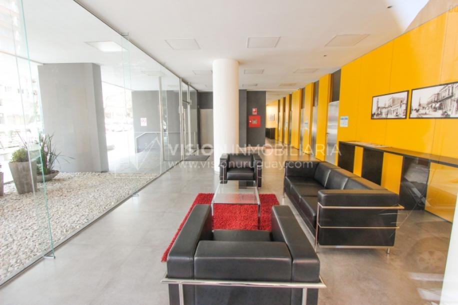 Apto nuevo 2 Dorm, 1 Baño, Av Libertador, 3er Piso MB vista, Sol directo todo el día, 2 balcones, 51 m2, Centro / Aguada. Renta sin impuestos: Vivienda Social.-46