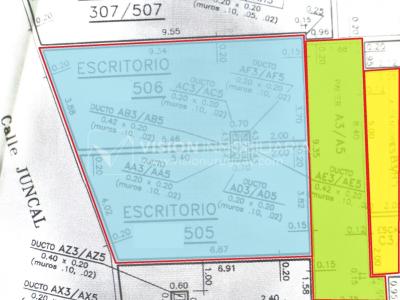 Alquiler de Oficina doble 5to Piso al Frente, 60m2 dos entradas dos baños, Pza Independencia esq Juncal Centro Ciudad Vieja