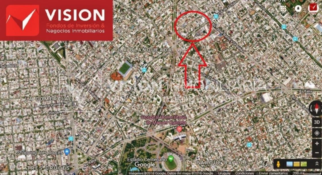Apartamento con Renta al frente sobre Av. 8 de Octubre casi Propios, en 5to Piso, 3 dormitorios y 1 baño, impecable-57