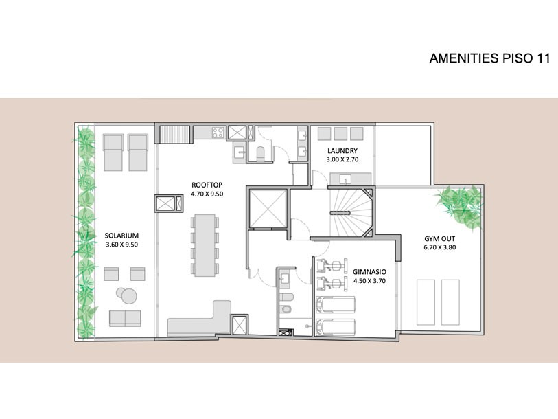 Apartamento de 1 dormitorio en Pocitos con garaje-9