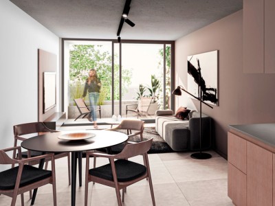 Apartamento de 1 dormitorio en Pocitos con garaje